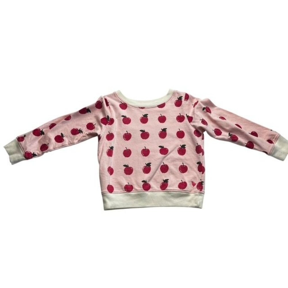 Pink Chicken Strawberry Cream Apple Sweatshirt Size 6